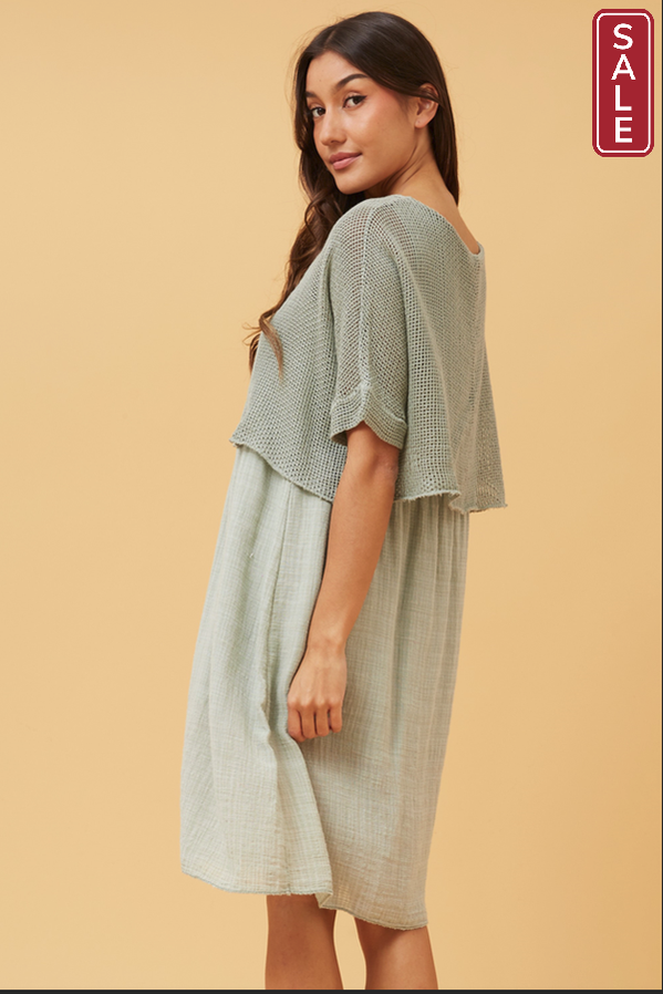 Mesh Layer Dress