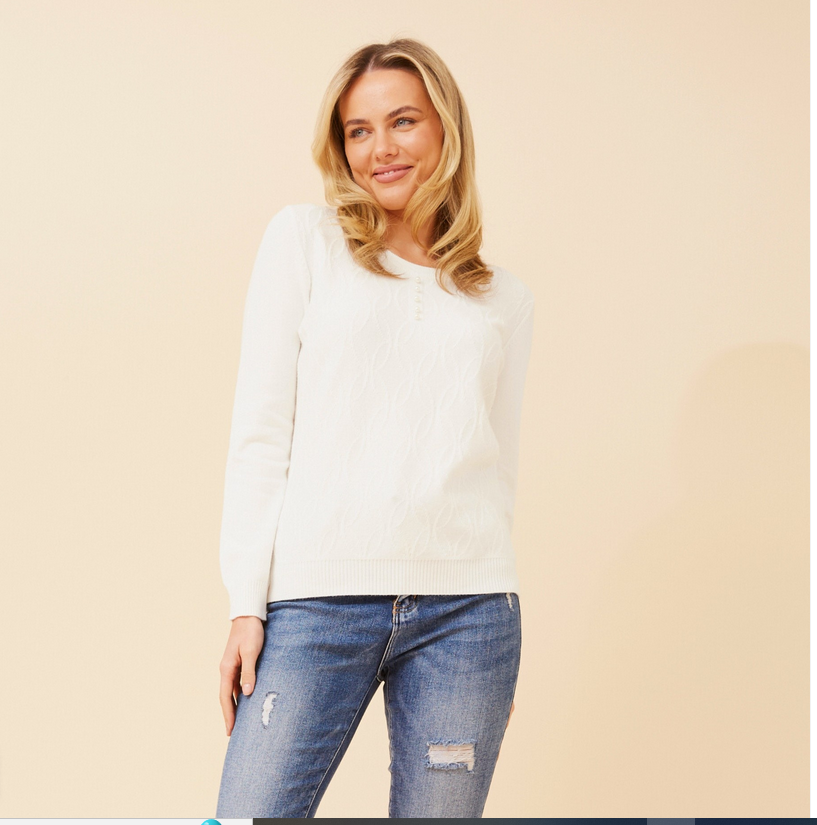 Pearl Knit White