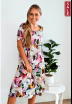 Panel Dress-Abstract