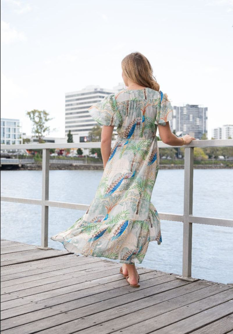 Selma Peacock in palace Dress