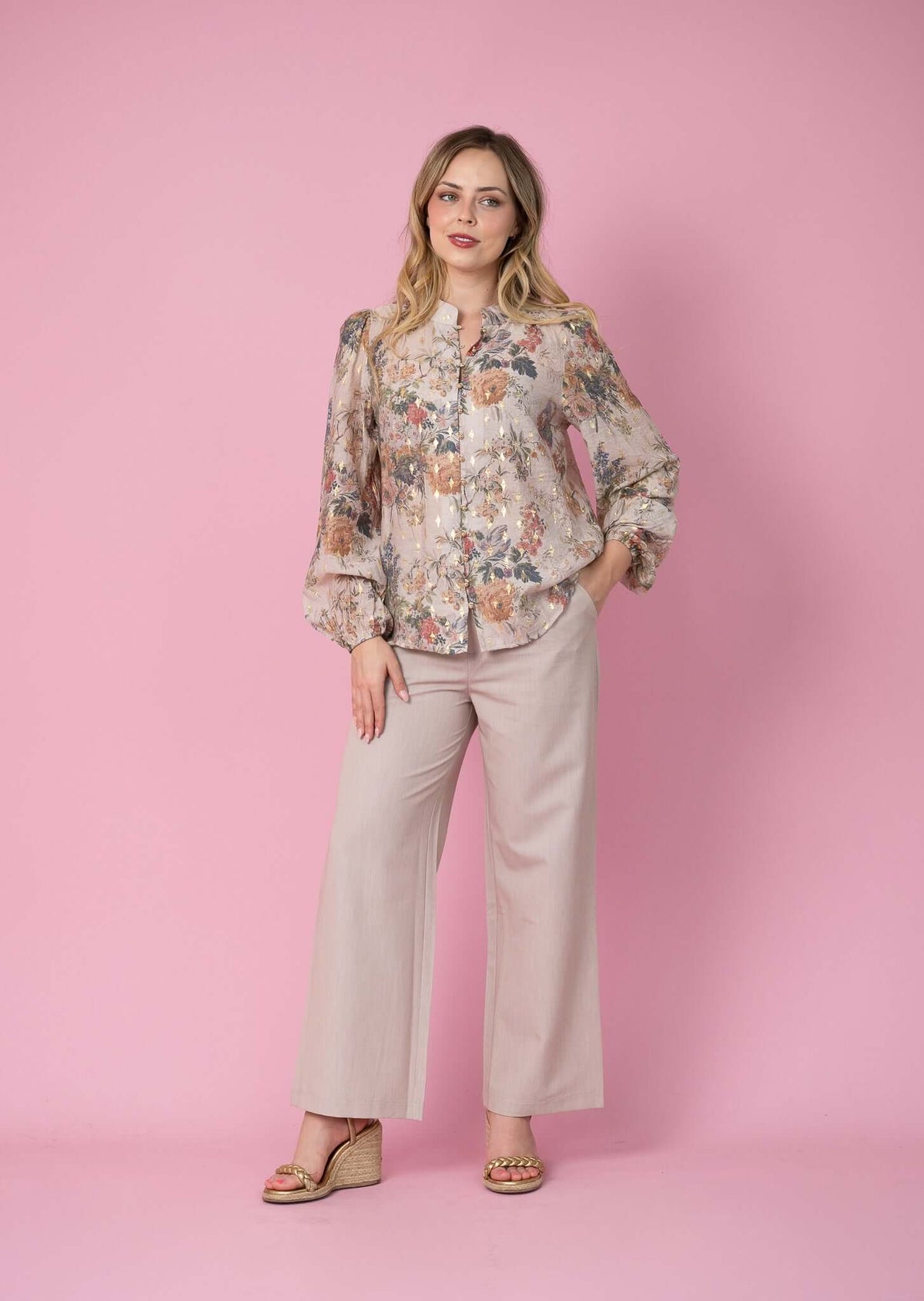 Flower Bouquet Blouse