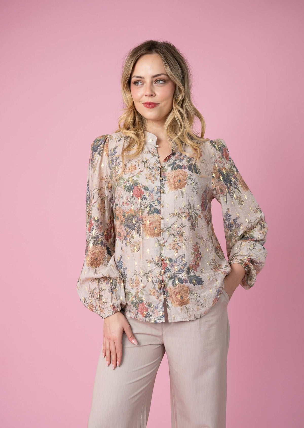 Flower Bouquet Blouse