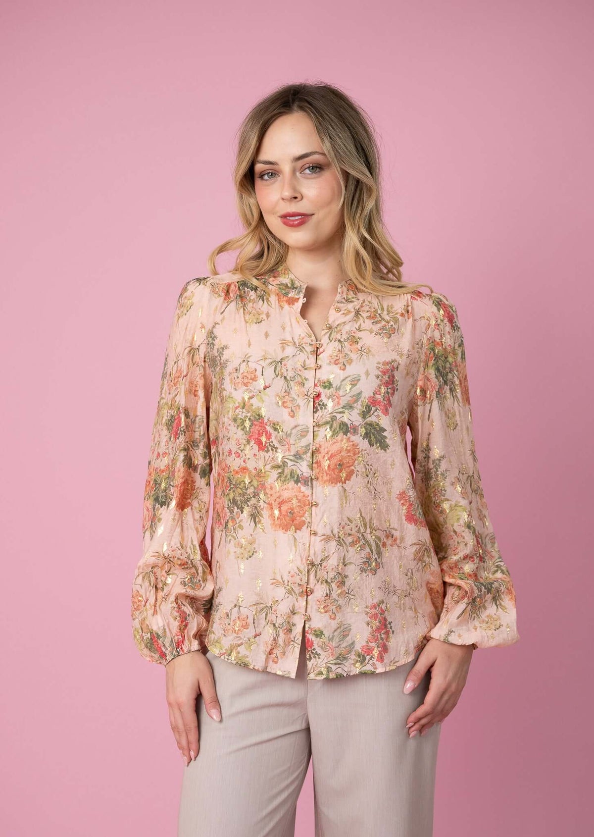 Flower Bouquet Blouse