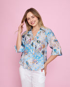 Sicily Blouse Blue