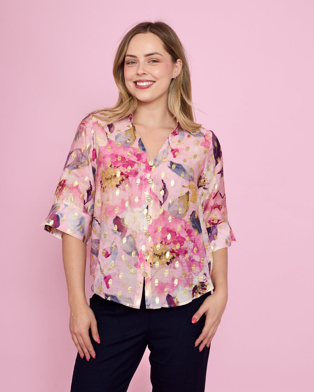 Sicily Blouse Pink