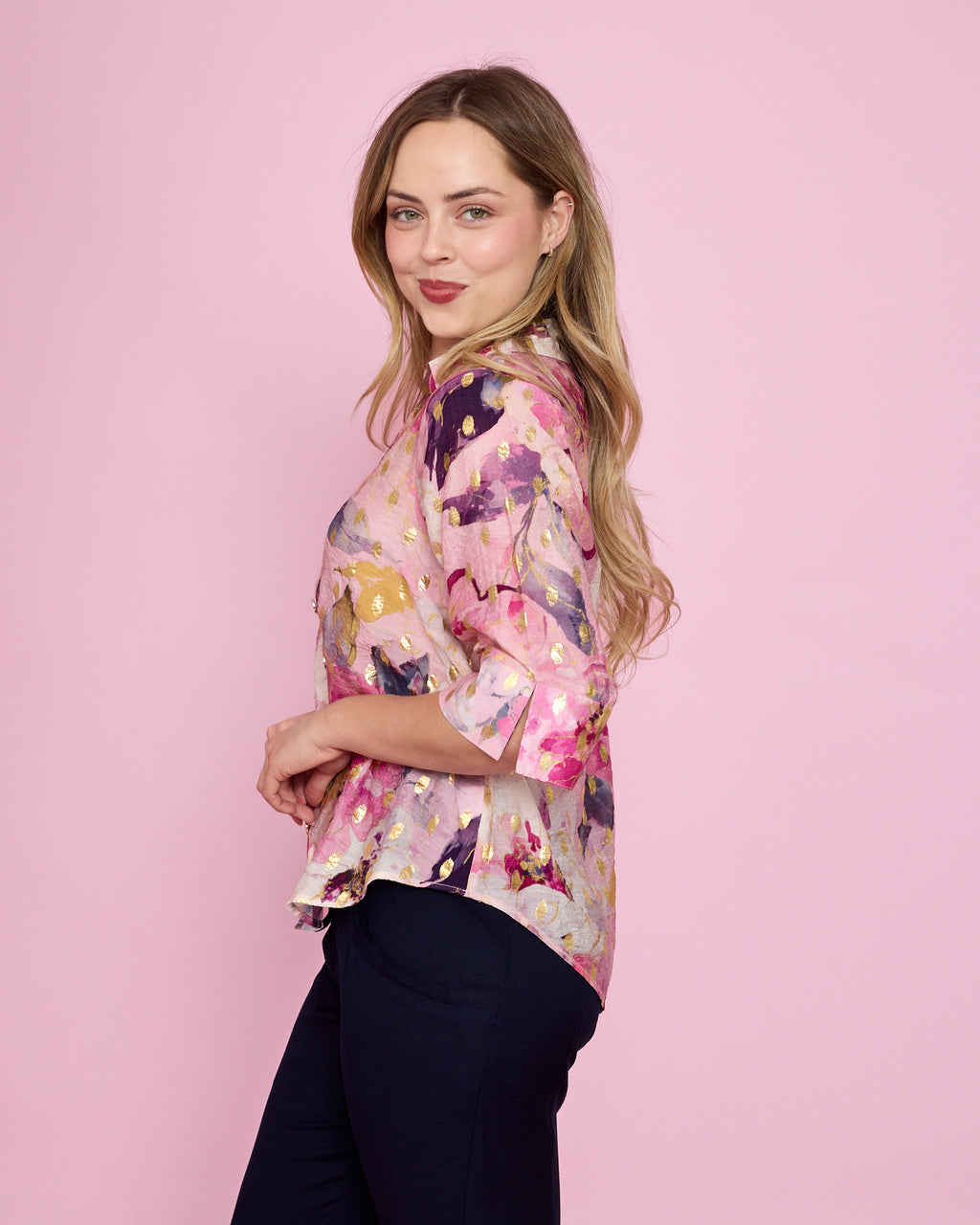 Sicily Blouse Pink