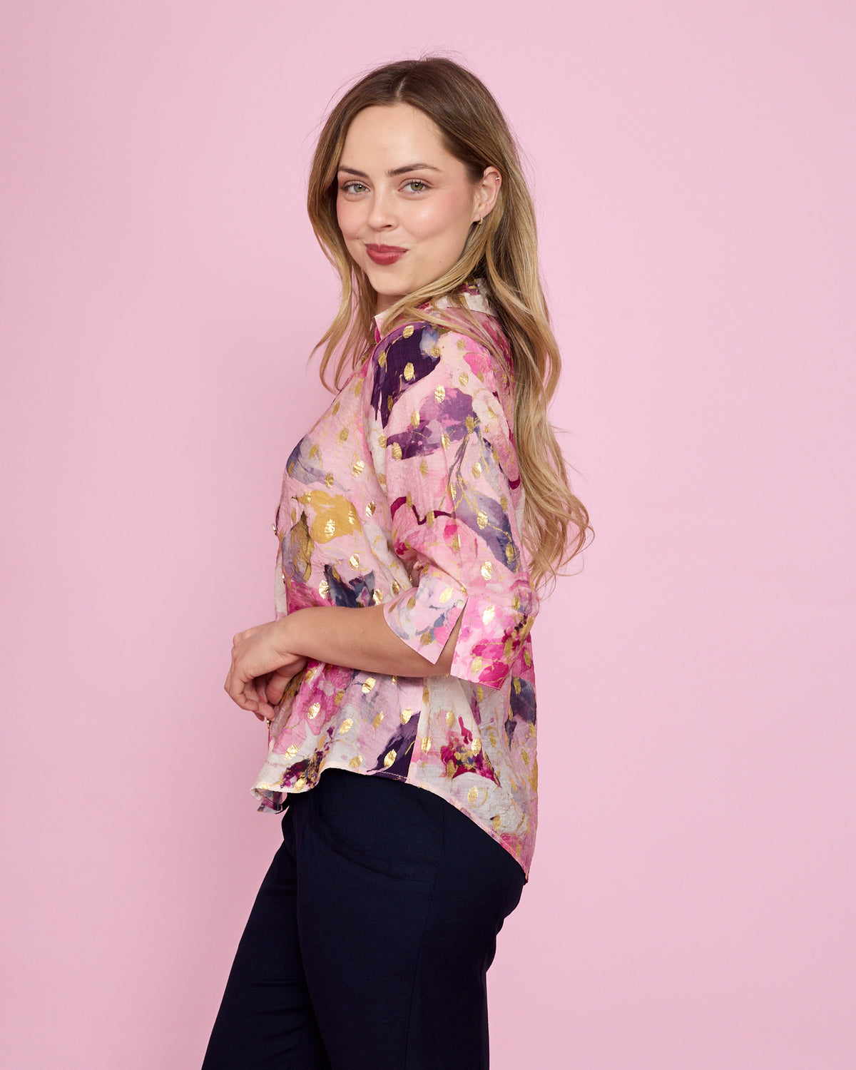Sicily Blouse Pink