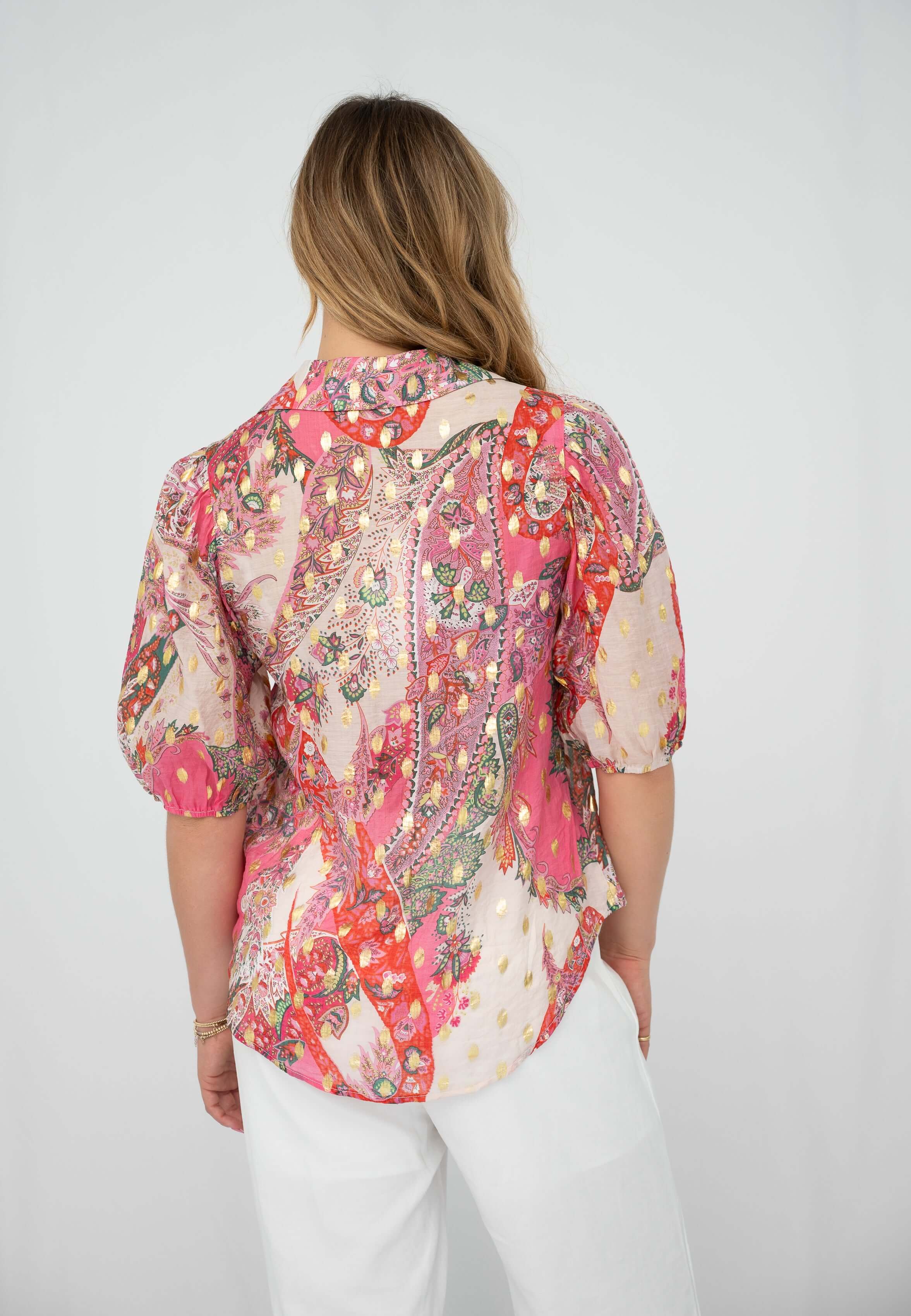 Pink Paisley Blouse So in style