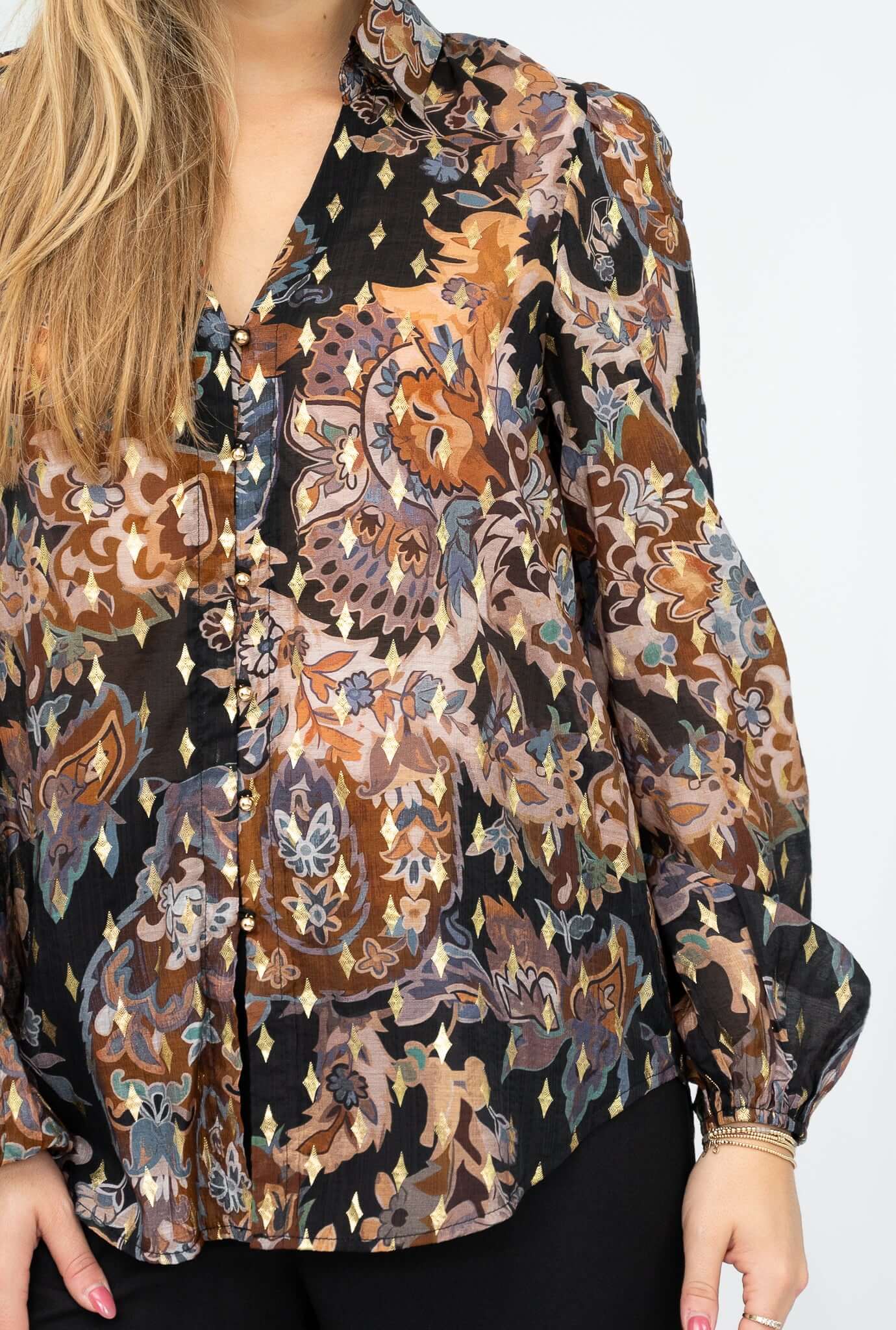 Batik Floral Blouse So in style