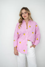 Pink stripe Lemon Shirt So in style