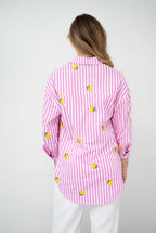 Pink stripe Lemon Shirt So in style