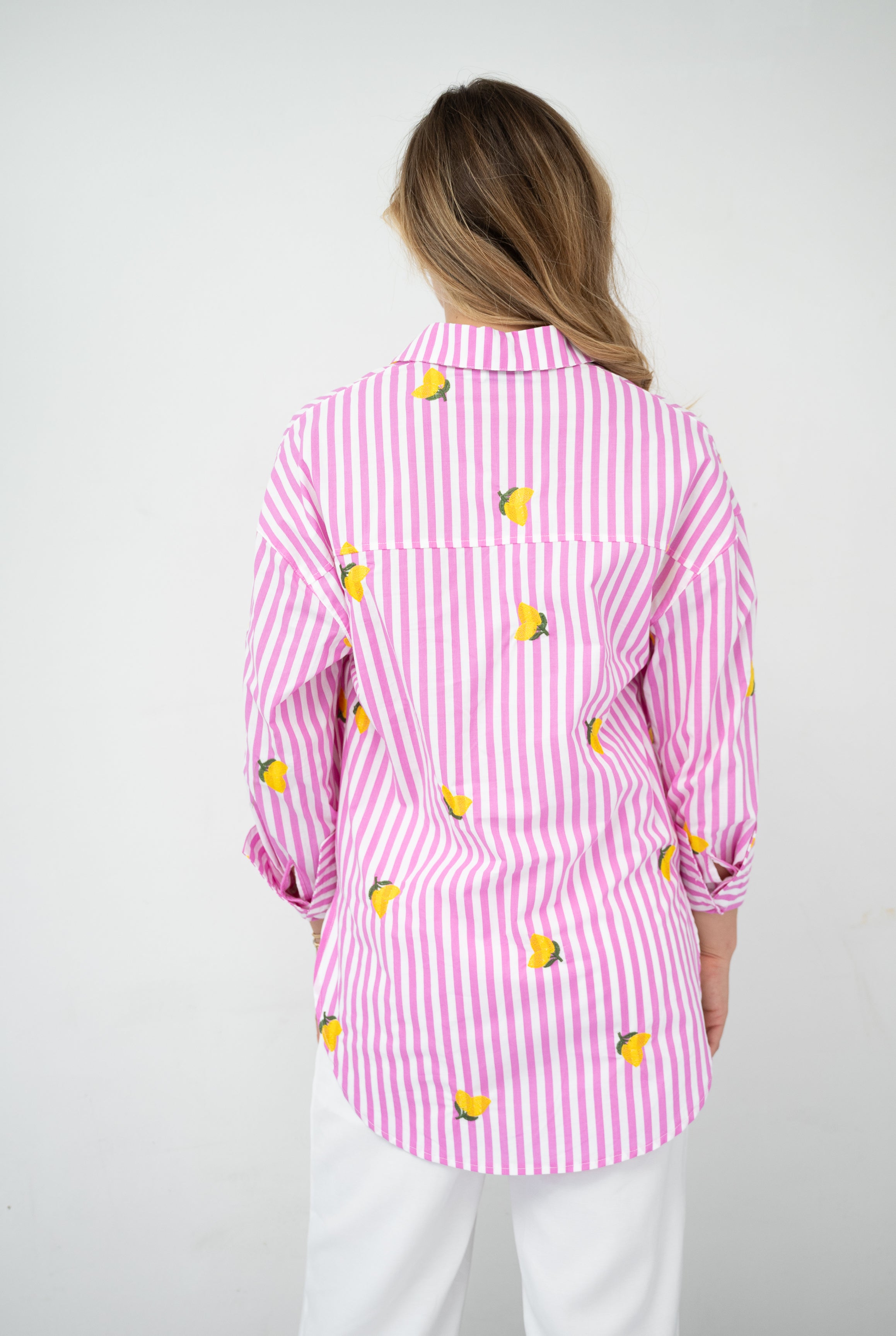 Pink stripe Lemon Shirt So in style