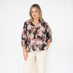 Blush Floral Blouse So in style
