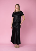 Sequin Top- Black