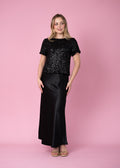 Sequin Top- Black