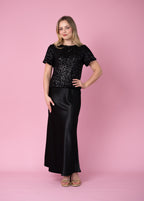 Sequin Top- Black