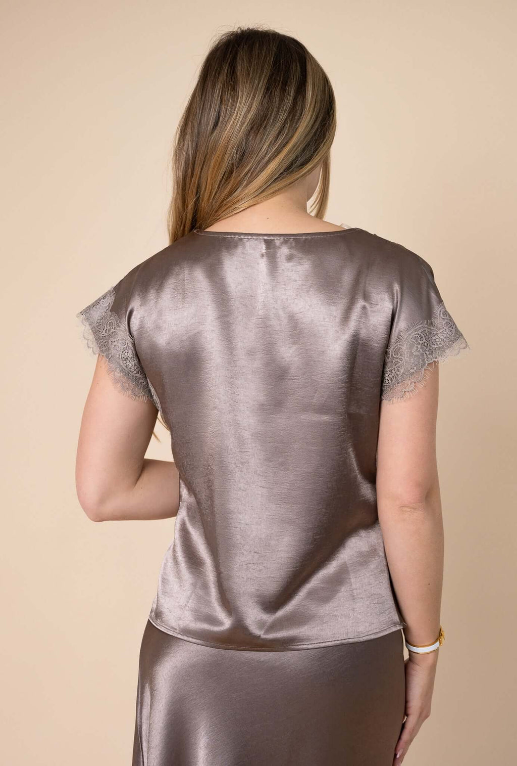 Marcela Satin Top