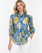Rose Blouse blue