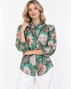 Rose Blouse Green