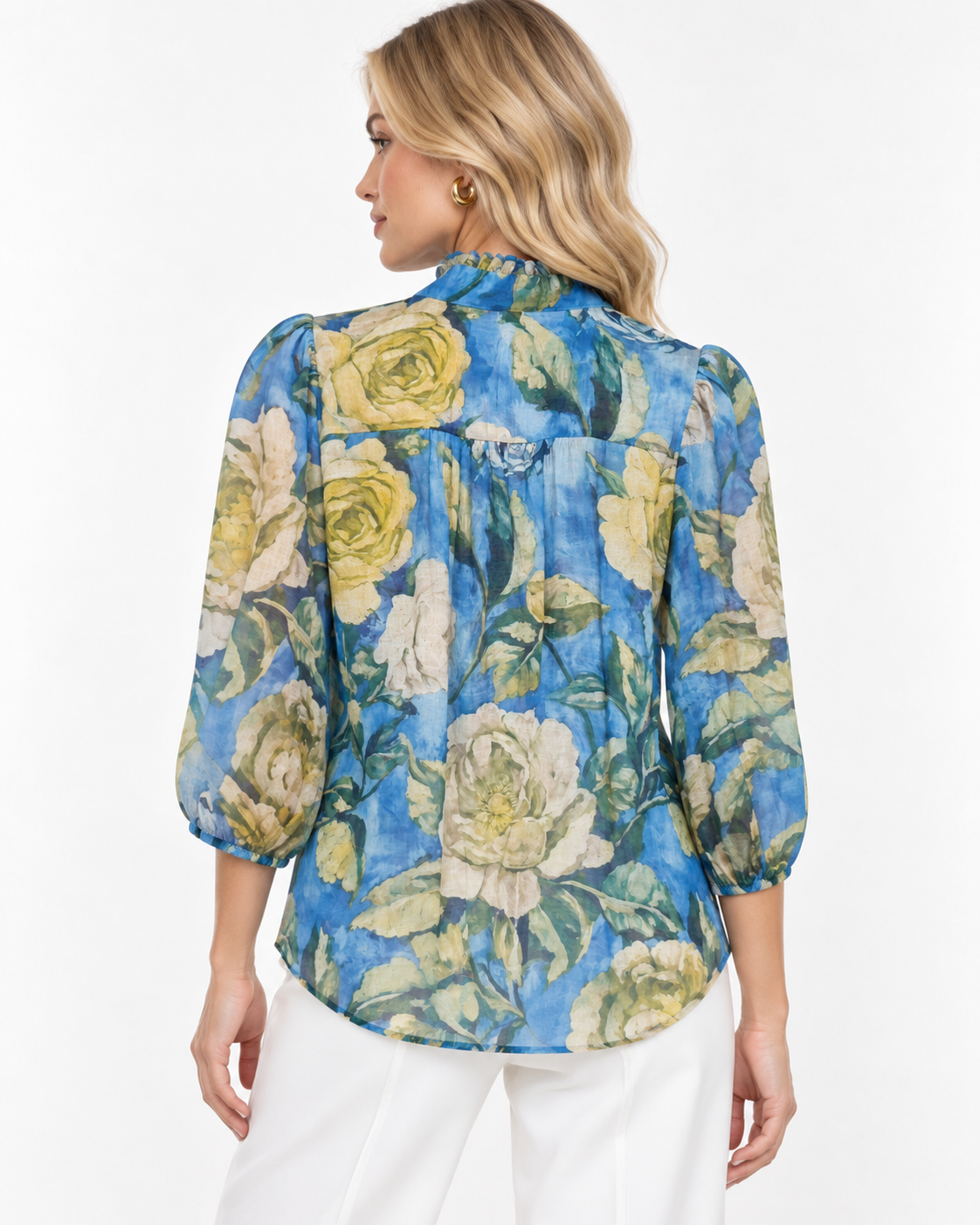 Rose Blouse blue
