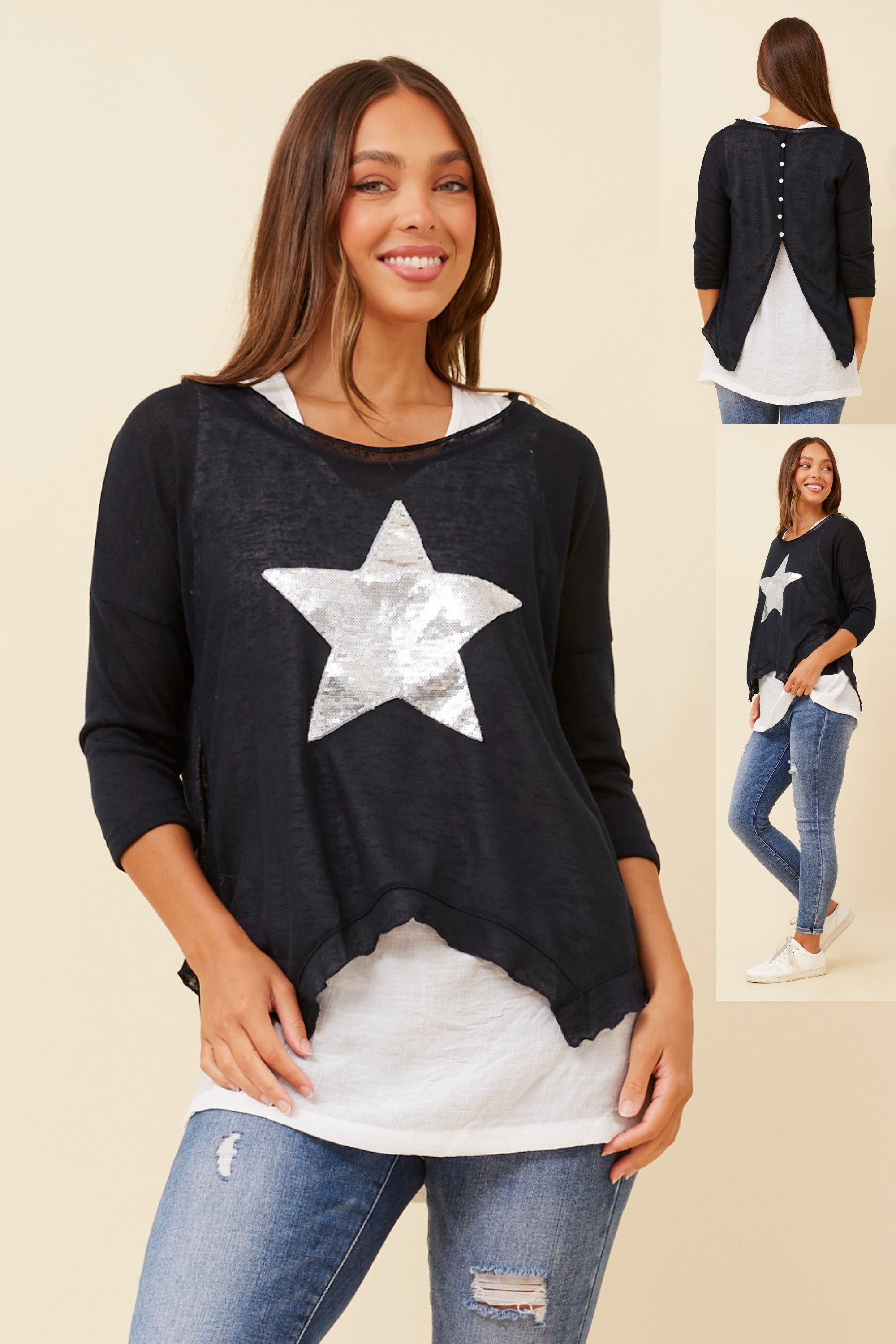 Charity Star Top