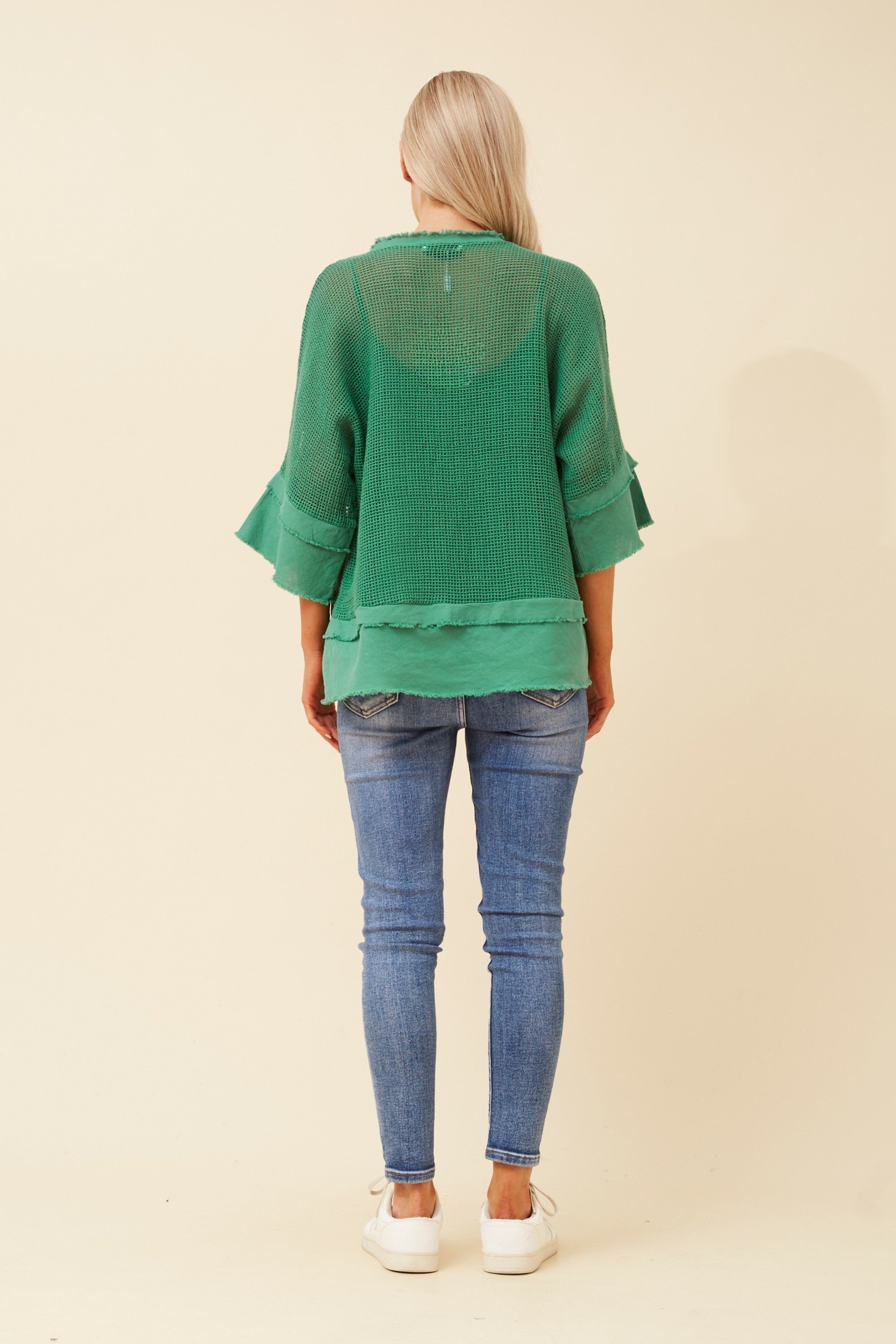 Geraldine Mesh top