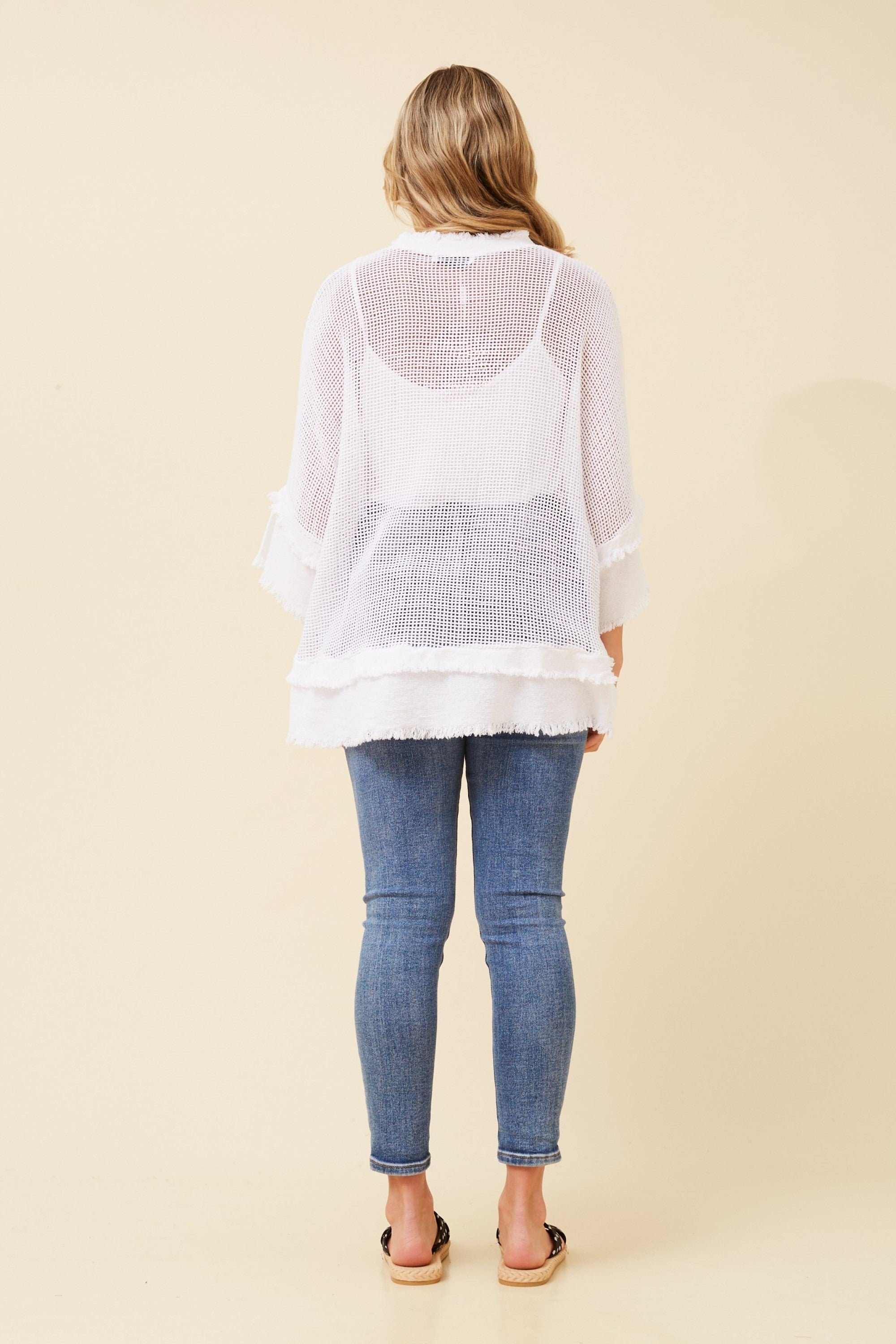 Geraldine Mesh top