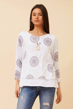 Majita Medallion Top