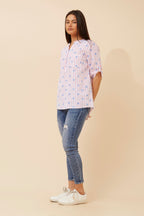 Nora Stripe Heart Shirt