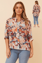 Ckm Button Back Top Caroline Morgan