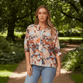 Ckm Button Back Top Caroline Morgan