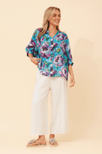 Tuva 3/4 sleeve shirt Caroline Morgan