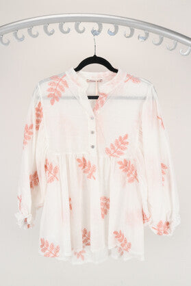 Laleh Dobby Smock  Top