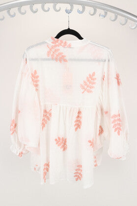 Laleh Dobby Smock  Top