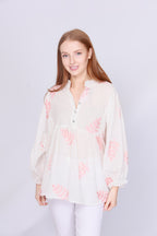 Laleh Dobby Smock  Top