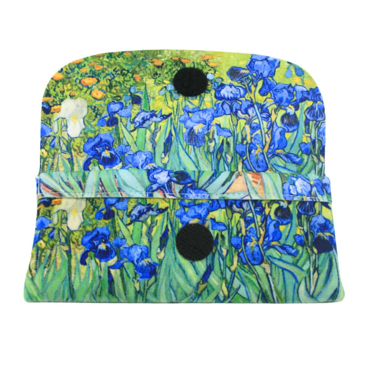 Velour Glasses Case-Irises