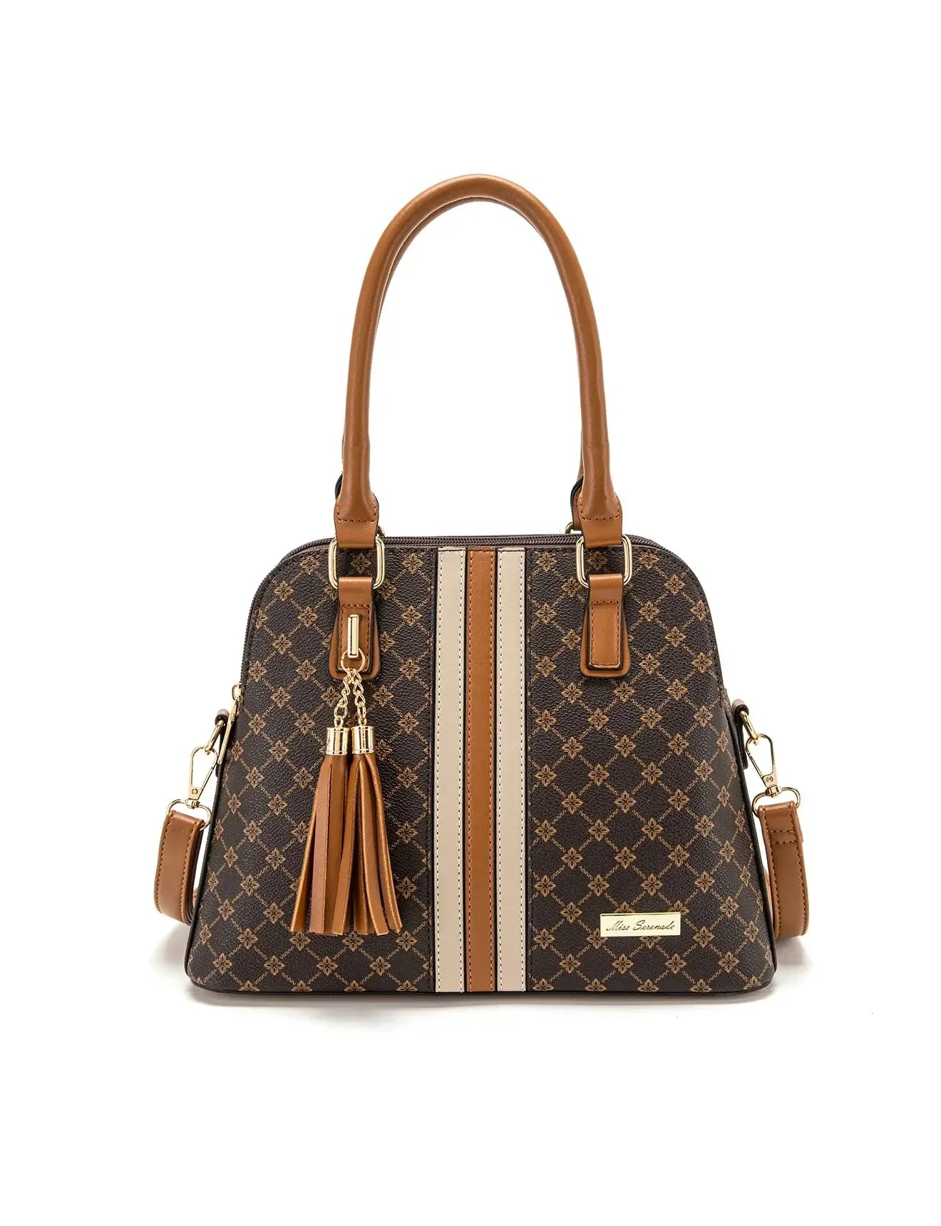 Tess Triple Compartment Bag-Tan SERENADE LEATHER