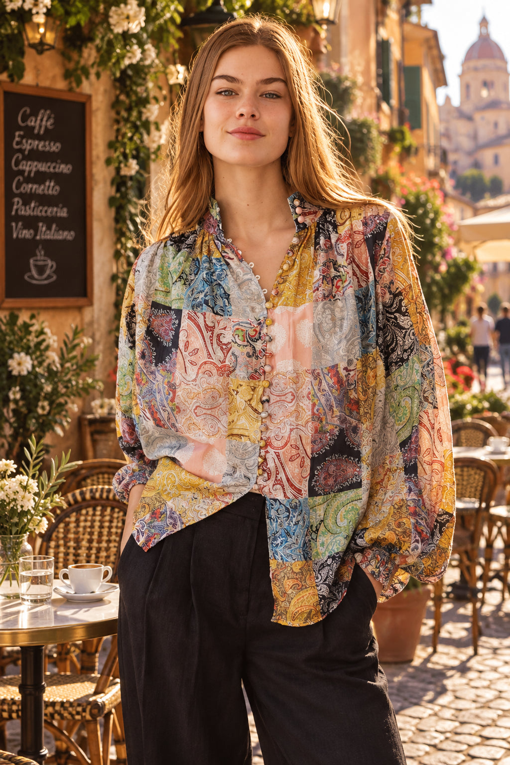IB Patch Blouse