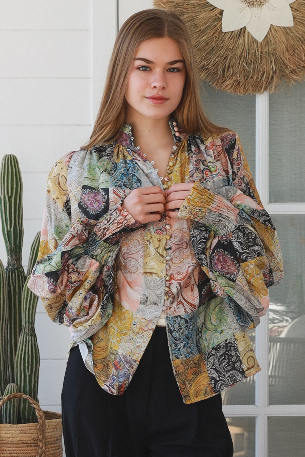IB Patch Blouse