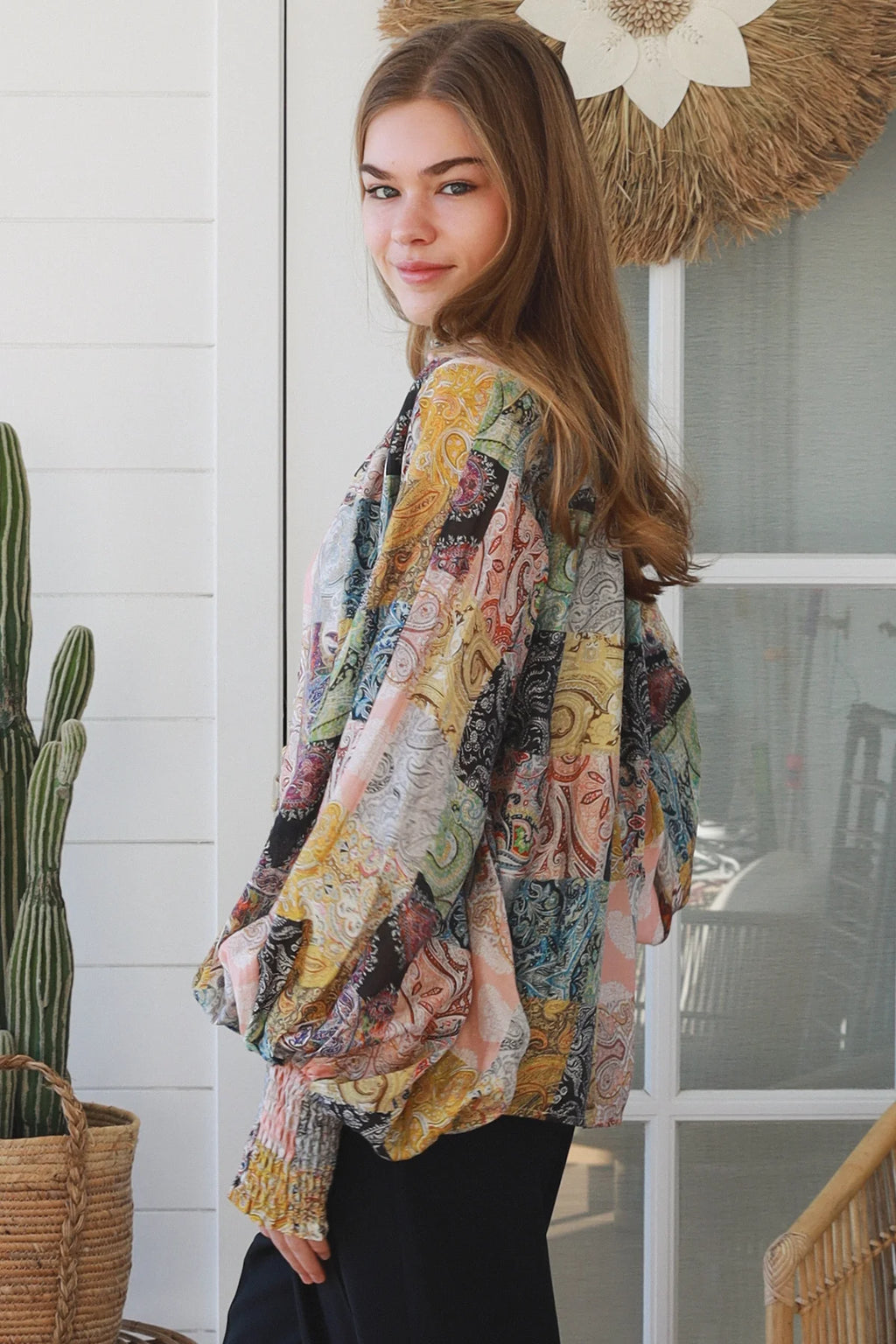 IB Patch Blouse