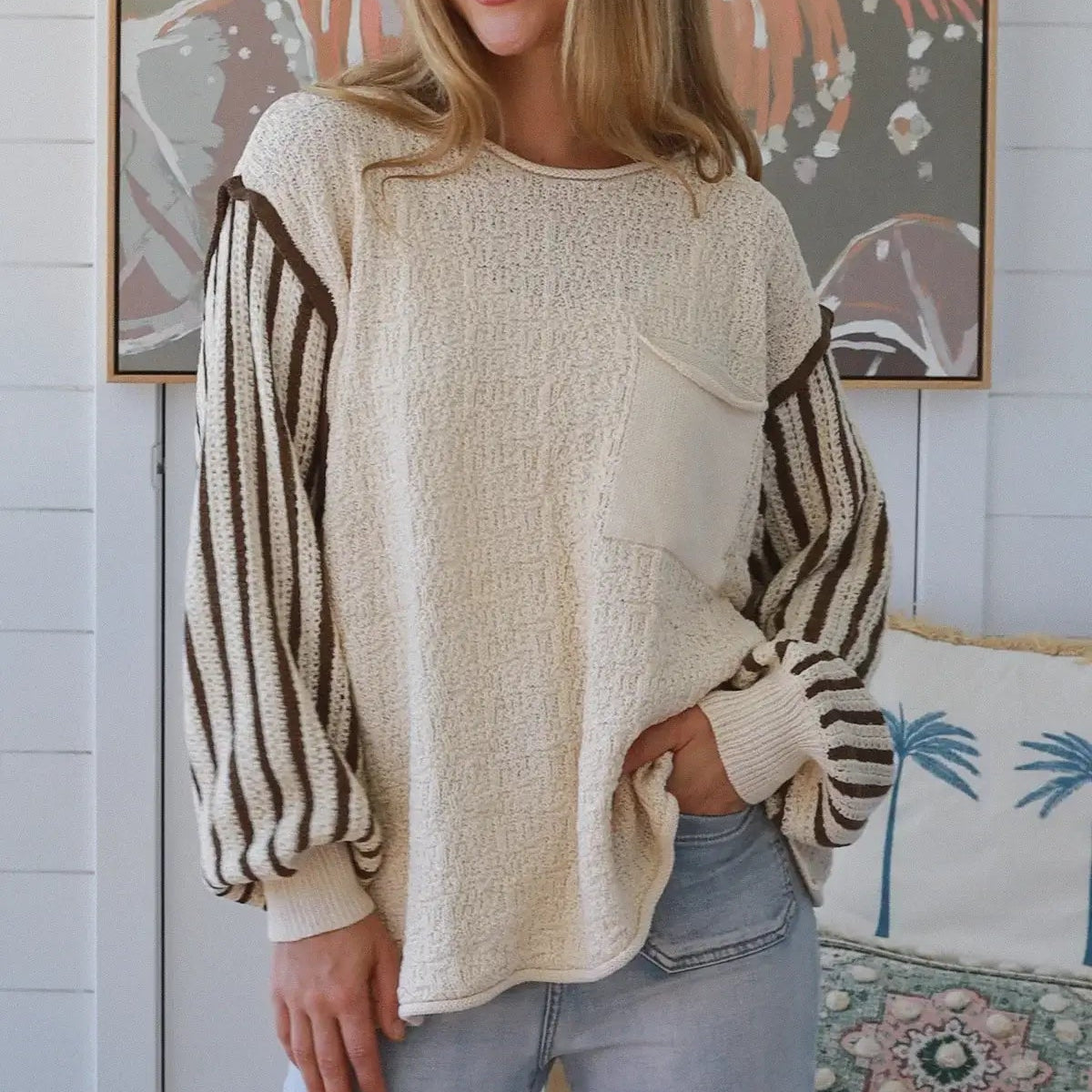 Debbie Crew neck Jumper Charlotte The Label