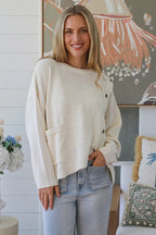 Simone Button Cardigan Charlotte The Label