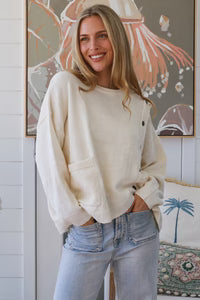 Charlie Button Detail Knit Charlotte The Label