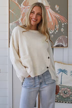Simone Button Cardigan Charlotte The Label