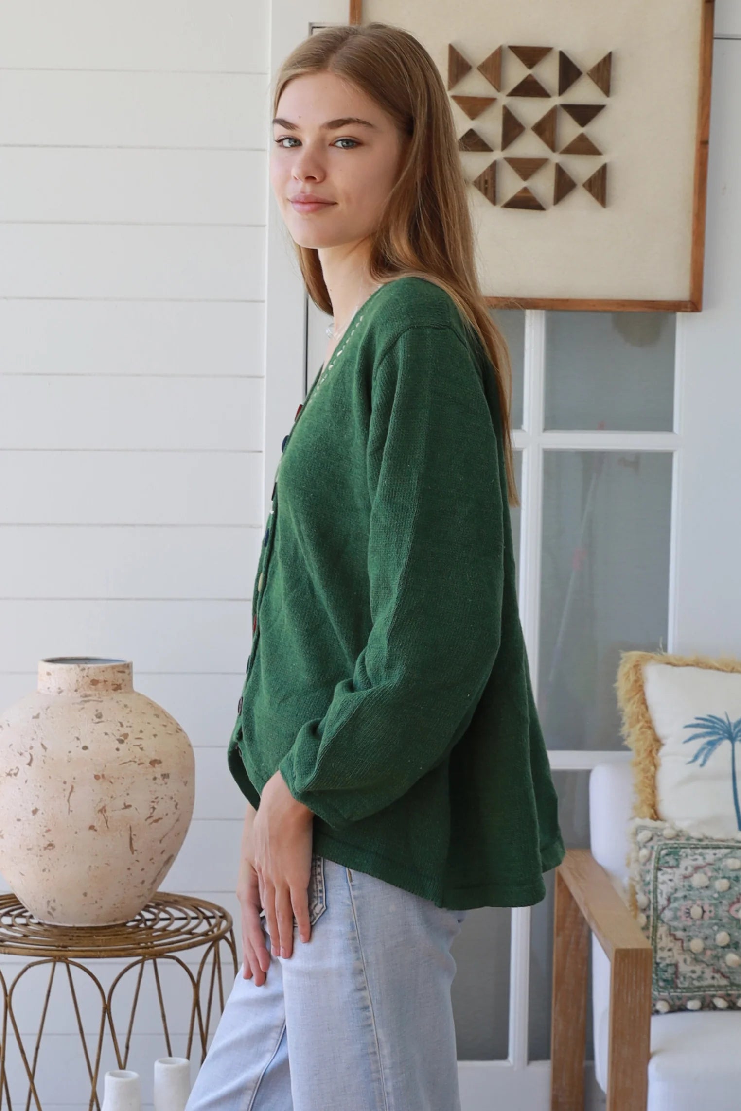 Megan Coloured button Cardigan Charlotte The Label