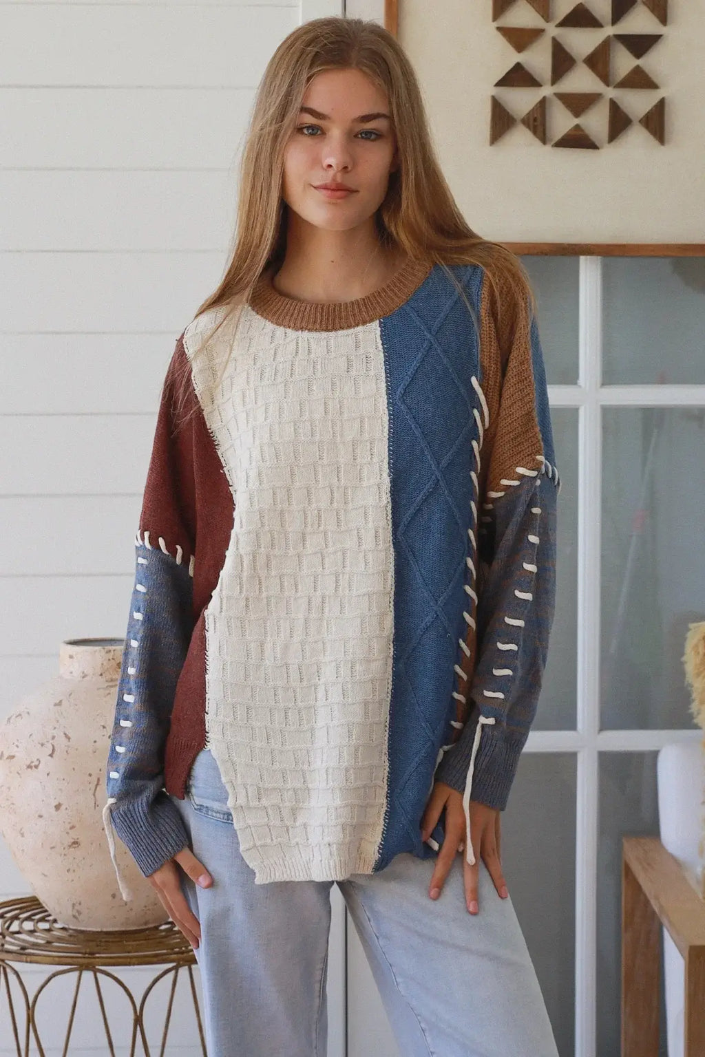 Mel Round Neck Jumper Charlotte The Label
