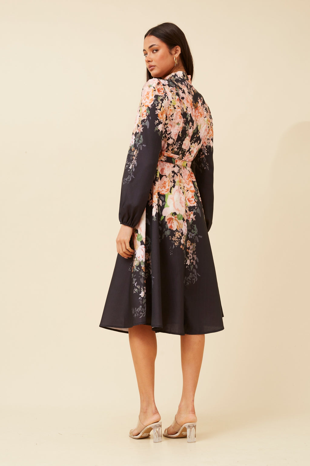 CKM Floral Border print Dress