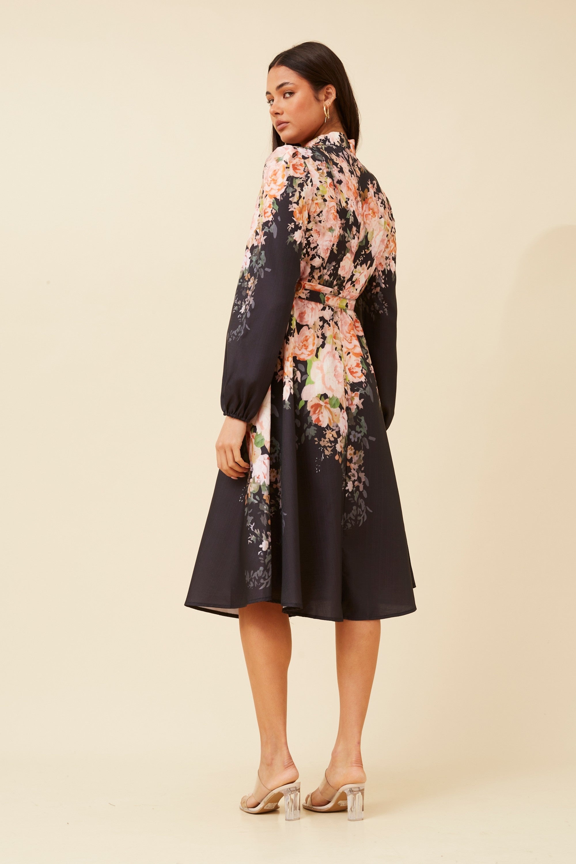 CKM Floral Border print Dress