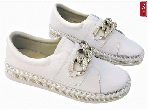 Tiffy Leather sneaker white