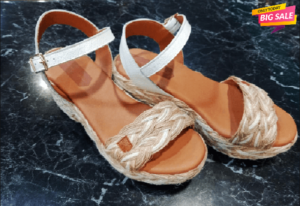Antipodas sandals 37 / white heel strap Abaka Amur Blanco sandals